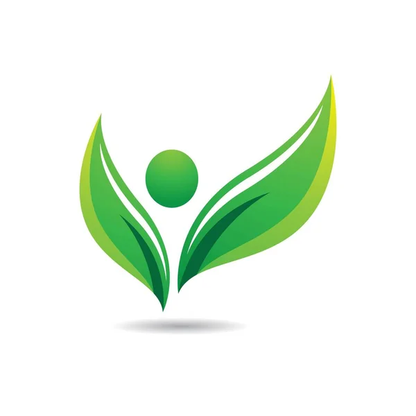 Ecologia Logotipo Imagens Ilustração Design — Vetor de Stock