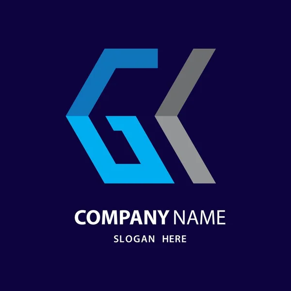 Letter Met Logo Afbeeldingen Illustratie Ontwerp — Stockvector