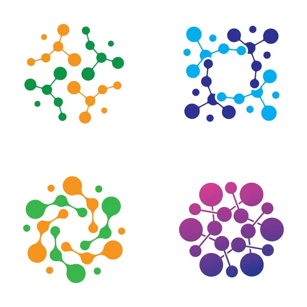 Векторная Иллюстрация Логотипа Молекулы — стоковый вектор