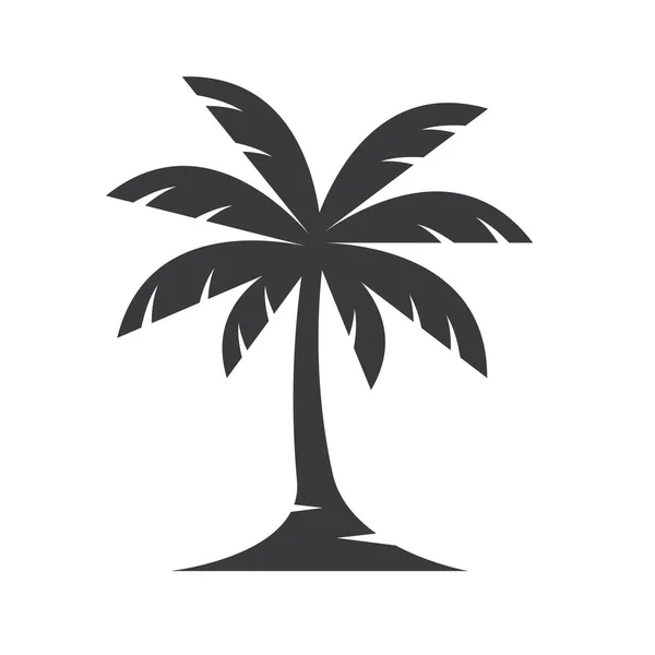 Palm Boom Logo Afbeeldingen Illustratie Ontwerp — Stockvector