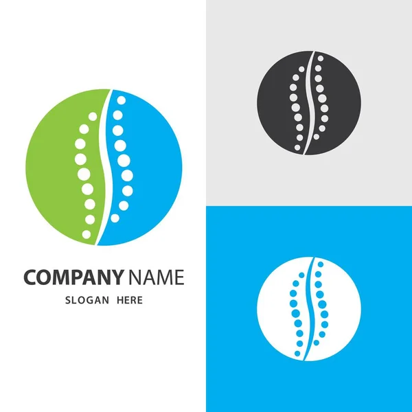 Imagem Logotipo Coluna Design Ilustração — Vetor de Stock