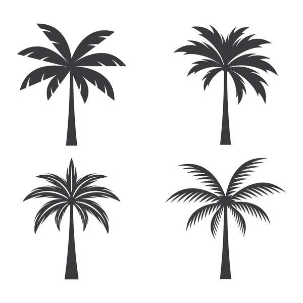 Palmera Logo Imágenes Ilustración Diseño — Archivo Imágenes Vectoriales