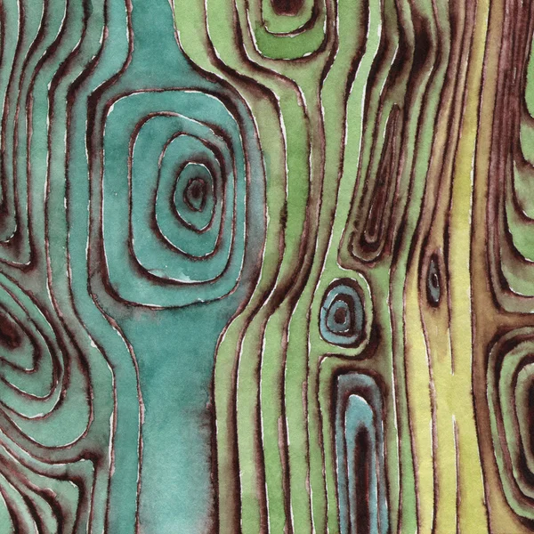 Akvarel dřevěný povrch — Stock fotografie