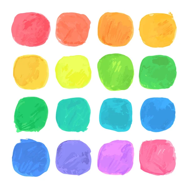 Vektör suluboya BLOB'lar Set