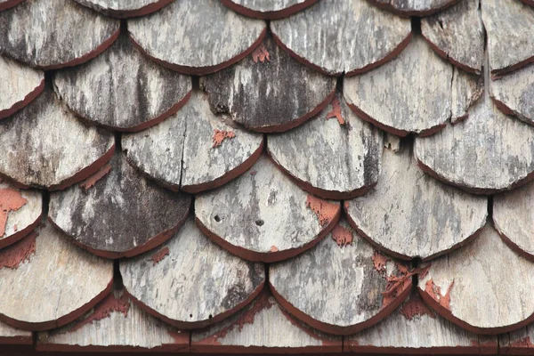 Pabellón Del Templo Con Techo Madera — Foto de Stock