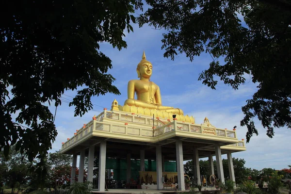 Sky Temple Campos Arroz Tailândia — Fotografia de Stock