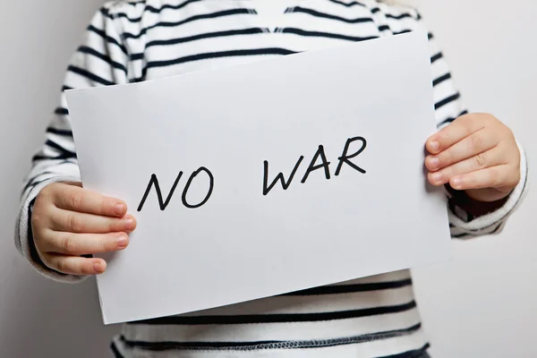 Ні війні дітей за мир — стокове фото