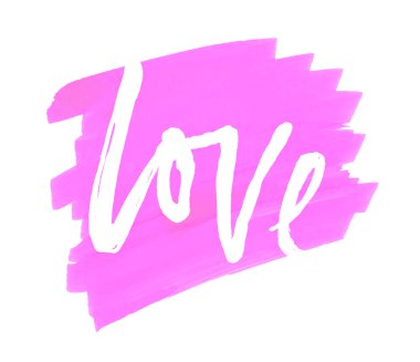 Vektör pembe nokta. Elemanları tasarımı ve arka plan için. Vektör aşk yazı el.