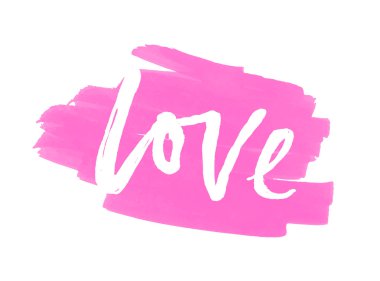 Vektör pembe nokta. Elemanları tasarımı ve arka plan için. Vektör aşk yazı el.