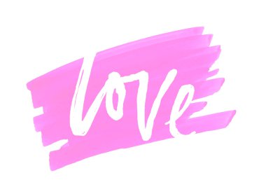 Vektör pembe nokta. Elemanları tasarımı ve arka plan için. Vektör aşk yazı el.