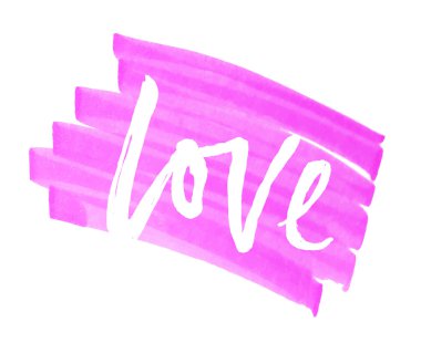 Vektör pembe nokta. Elemanları tasarımı ve arka plan için. Vektör aşk yazı el.