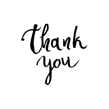 Teşekkür ederim vektör çizim el yazısı.