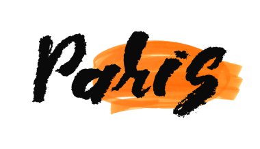 Paris. El çizilen harf.