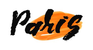 Paris. El çizilen harf.