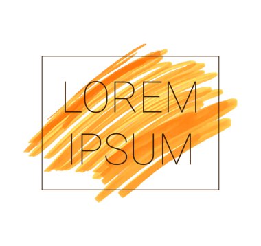 İşaretleri ile çizilmiş vektör turuncu çizgili. Tasarım ve arka plan için öğeleri