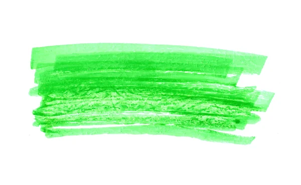 Abstrakte handbemalte Aquarell Hintergrund grün — Stockfoto