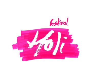 Holi turkuaz yazı. El Holi poster yazılı. Modern el yazı. Holi. Vektör çizim
