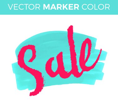 Satılık el yazı işaret tasarım şablonu. El yapımı hat.