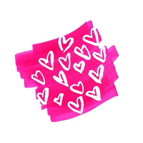 Векторний гранжеве серце, День Святого Валентина, ілюстрація старовинного елемента дизайну — стоковий вектор