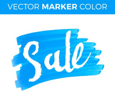 Satılık el yazı işaret tasarım şablonu. El yapımı hat.