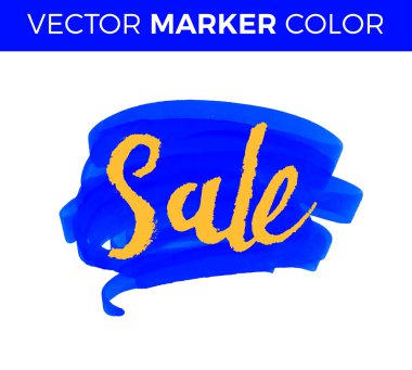 Satılık el yazı işaret tasarım şablonu. El yapımı hat.