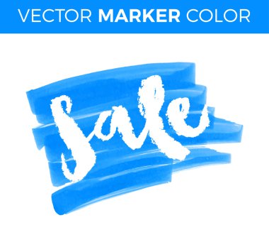 Satılık el yazı işaret tasarım şablonu. El yapımı hat.