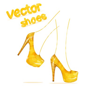 Kadın için altın moda ayakkabı