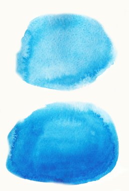 Arka plan suluboya Set şekiller daireler