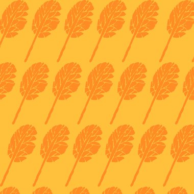 Soyut tekstil turuncu sorunsuz vektör