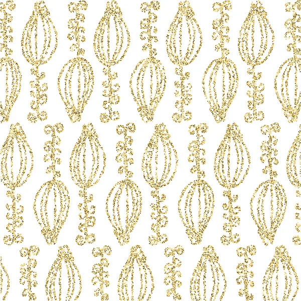 Vector pattern gold background — Stock Vector