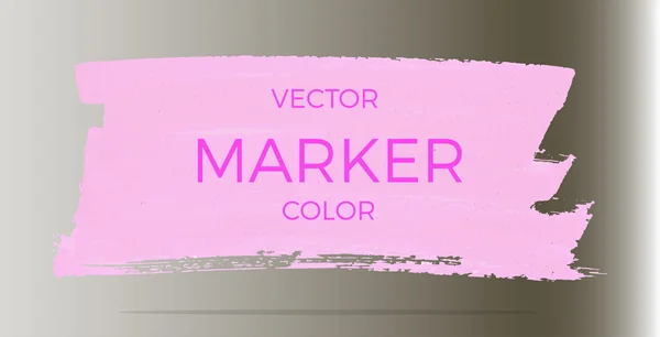 Векторные розовые маркеры — стоковый вектор