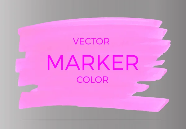 Векторные розовые маркеры — стоковый вектор