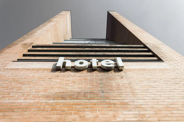 Grote Hotel uithangbord — Stockfoto