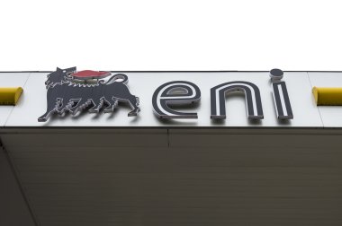 Eni çok uluslu petrol ve doğal gaz şirket logosu
