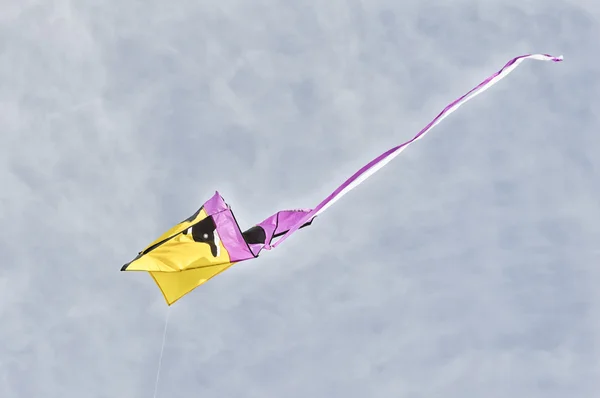 蝴蝶风筝在天空中 — 图库照片
