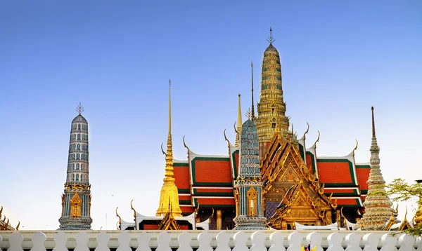 Templo da Esmeralda Buda, Wat Phra Kaew, Bangkok, Tailândia . — Fotografia de Stock