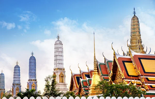 Temple of the Emerald Buddha, Wat Phra Kaew, Bangkok, Thailand. — Stockfoto