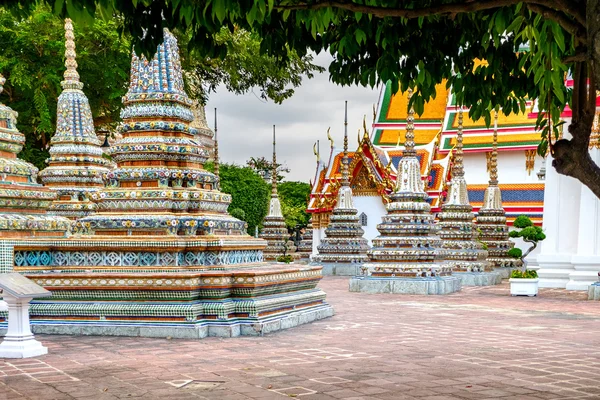 Wat Pho templo público, Bangkok, Tailândia . — Fotografia de Stock