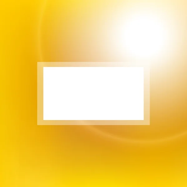 Golden sun light background — Stock Vector