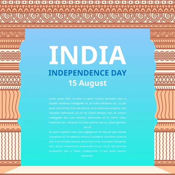 India Independence day — Stock Vector