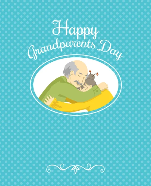 La fête des grands-parents. Élément de conception vectorielle — Image vectorielle