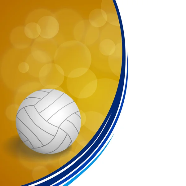 Background abstract sport volleyball blue yellow ball frame ...