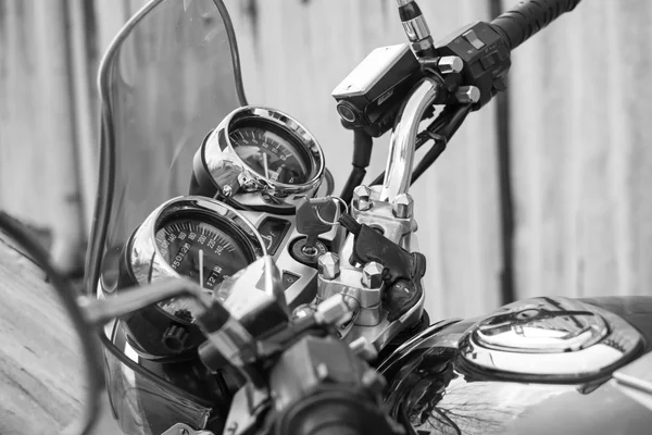Kawasaki Zephyr Motorrad im Freien fotografiert — Stockfoto