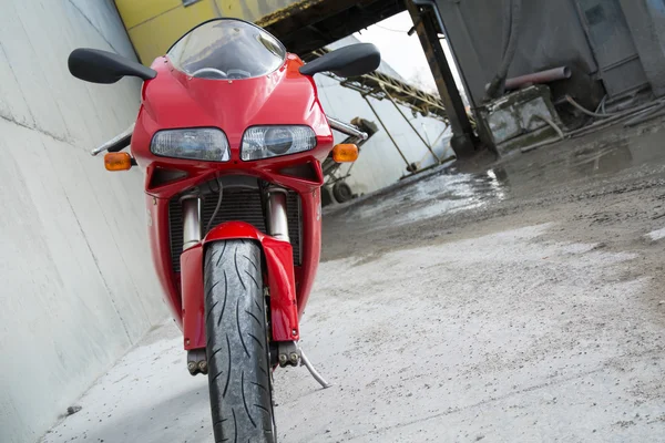 Red Ducati 996s motocicleta — Fotografia de Stock