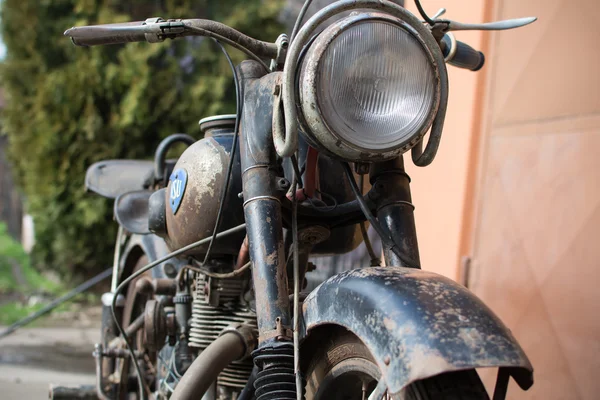 Fotoshooting des Oldtimers nsu osl 251 von 1951 Motorrad — Stockfoto