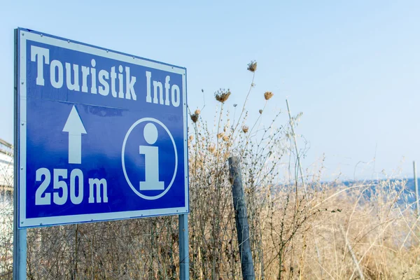 Tourist info sign