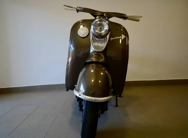 Palic Sérvia Novembro 2020 Nsu Prima Motocicleta 1959 Fotografado Interior — Fotografia de Stock