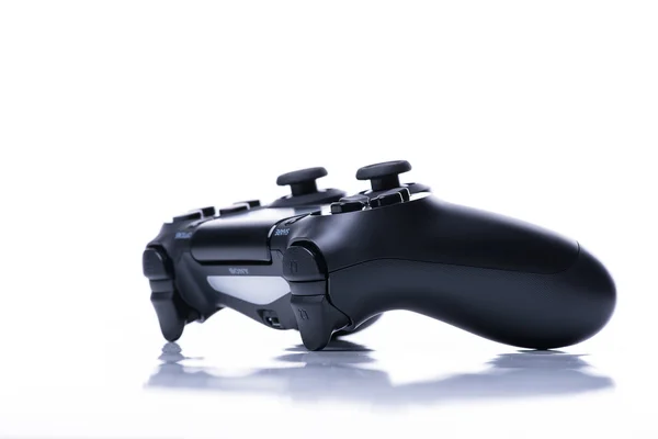 Zwarte moderne video game controller — Stockfoto