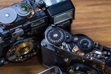 Kırık film kamera demonte