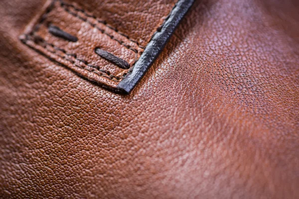 A pair of nice brown leather shoes